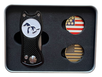 Divot Repair Tool USA Golf Set